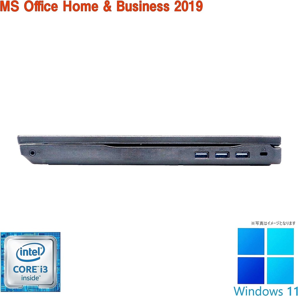 NEC ノートPC VK23/15.6型/Win 11 Pro/MS Office H&B 2019/Core  i3-5005U以上/WEBカメラ/WIFI/Bluetooth/HDMI/8GB/256GB SSD (整備済み品)